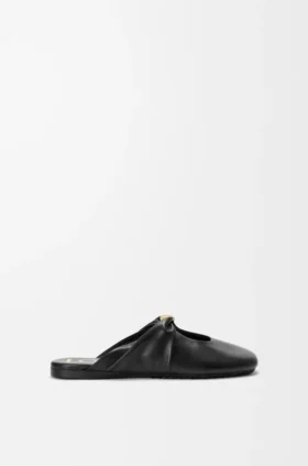 Mule «Pebble Soft» en piel de cordero napa