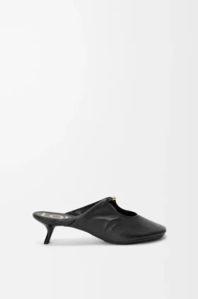 Mule «Pebble Soft» en piel de cordero napa