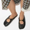 Mule «Pebble Soft» en piel de cordero napa
