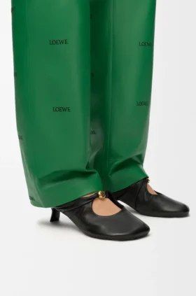 Mule «Pebble Soft» en piel de cordero napa