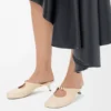 Mule «Pebble Soft» en piel de cordero napa