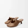 Mule «Pebble Soft» en piel de cordero napa