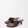 Mule «Pebble Soft» en piel de cordero napa