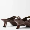 Mule «Pebble Soft» en piel de cordero napa