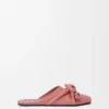Mules con nudo Flamenco de piel de cordero