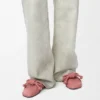 Mules con nudo Flamenco de piel de cordero