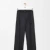 Pantalones con cinturón de lana