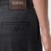 Pantalones con cinturón de lana