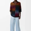 Pantalones con cordón de ajuste en denim