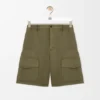 Pantalones cortos cargo de algodón