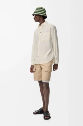 Pantalones cortos cargo de algodón