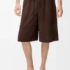 Pantalones cortos con cordón de ante de piel de cabra