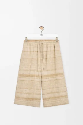 Pantalones cortos de denim con cordón