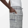 Pantalones cortos de denim con cordón