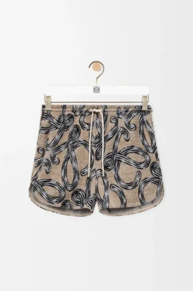 Pantalones cortos de mezcla de rizo de algodón