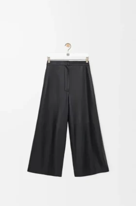 Pantalones cortos de piel de cordero napa