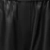 Pantalones cortos de piel de cordero napa y piel de cabra de ante