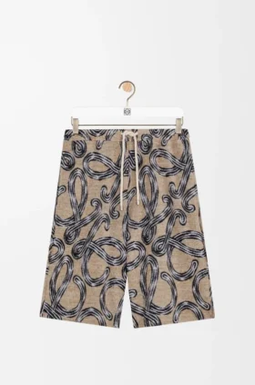 Pantalones cortos de rizo jacquard