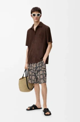 Pantalones cortos de rizo jacquard