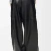 Pantalones de piel de cordero napa