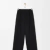 Pantalones de pierna ancha de lana