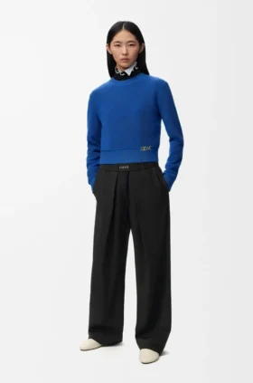 Pantalones elásticos de lana