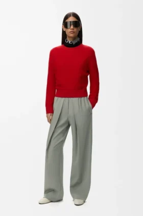 Pantalones elásticos de lana
