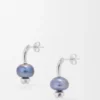 Pendientes «Blueberry» de plata de ley y perla