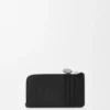 Portamonedas «Pebble» de piel de becerro con grano «Pebble»