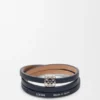 Pulsera Anagram Bombé Twist de piel de becerro
