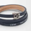 Pulsera Anagram Bombé Twist de piel de becerro