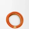 Pulsera doble «Twist» de piel de becerro