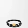 Pulsera «Pebble» de piel de becerro