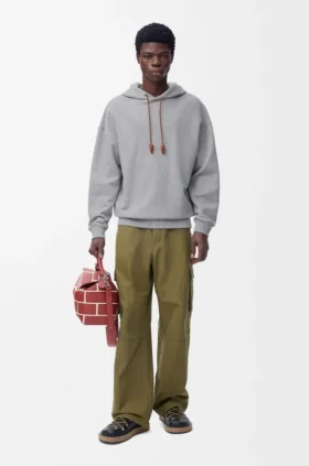 Sudadera con capucha de corte holgado de algodón