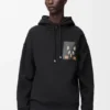 Sudadera con capucha de corte holgado de algodón