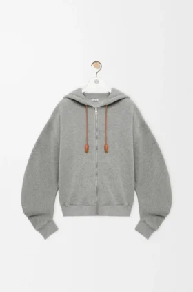 Sudadera con capucha «Flamenco» de algodón y cachemira
