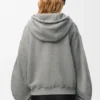 Sudadera con capucha «Flamenco» de algodón y cachemira