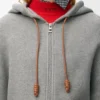 Sudadera con capucha «Flamenco» de algodón y cachemira