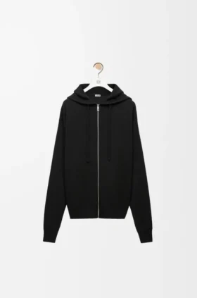 Sudadera con capucha y cremallera «Anagram» de lana