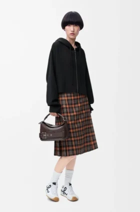 Sudadera con capucha y cremallera «Anagram» de lana