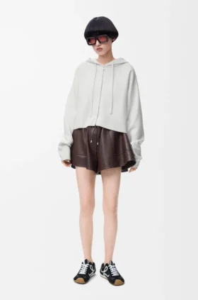 Sudadera con capucha y cremallera «Anagram» de lana