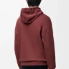 Sudadera con capucha y cremallera de algodón