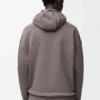 Sudadera con capucha y cremallera de algodón