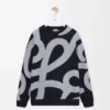 Sudadera de lana y algodón
