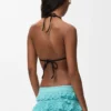 Top de bikini de jersey técnico