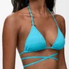 Top de bikini de jersey técnico