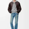 Vaqueros ajustados de denim