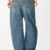 Vaqueros «Barrel» de denim