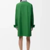 Vestido camisero de algodón