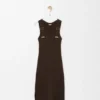 Vestido de algodón elástico